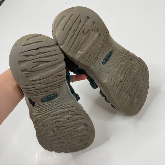 Keen | Whisper Brown/Teal Waterproof Sandals Size 9 Washable - Picture 7 of 8